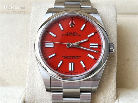 rolex coral red dial|most popular rolex dials.